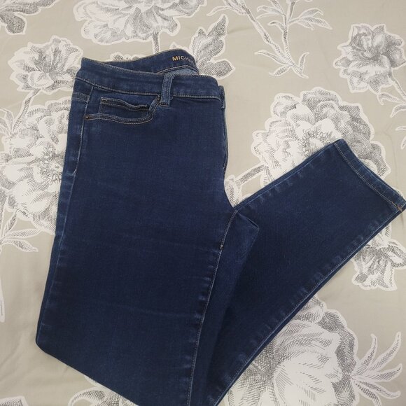 Michael Kors Medium-Dark Wash  Skinny Jeans Size 6 - Picture 7 of 9